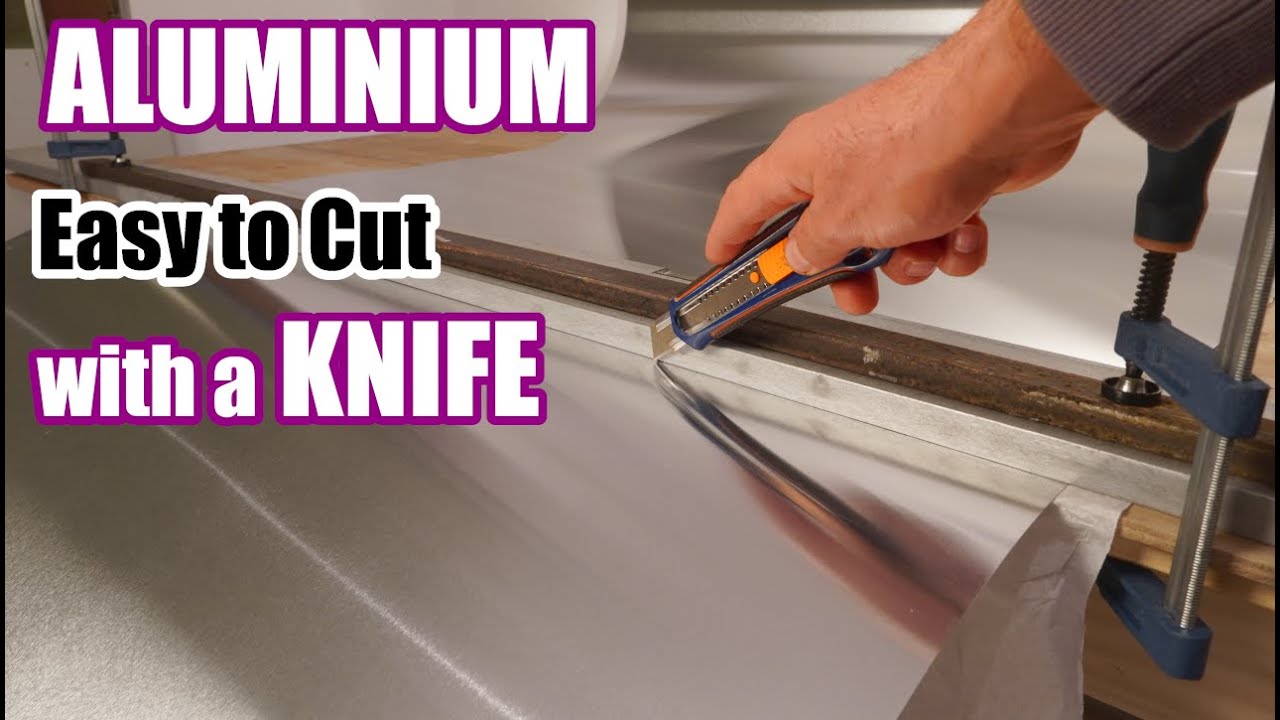 Precision cutting ALUMINIUM with the Knife