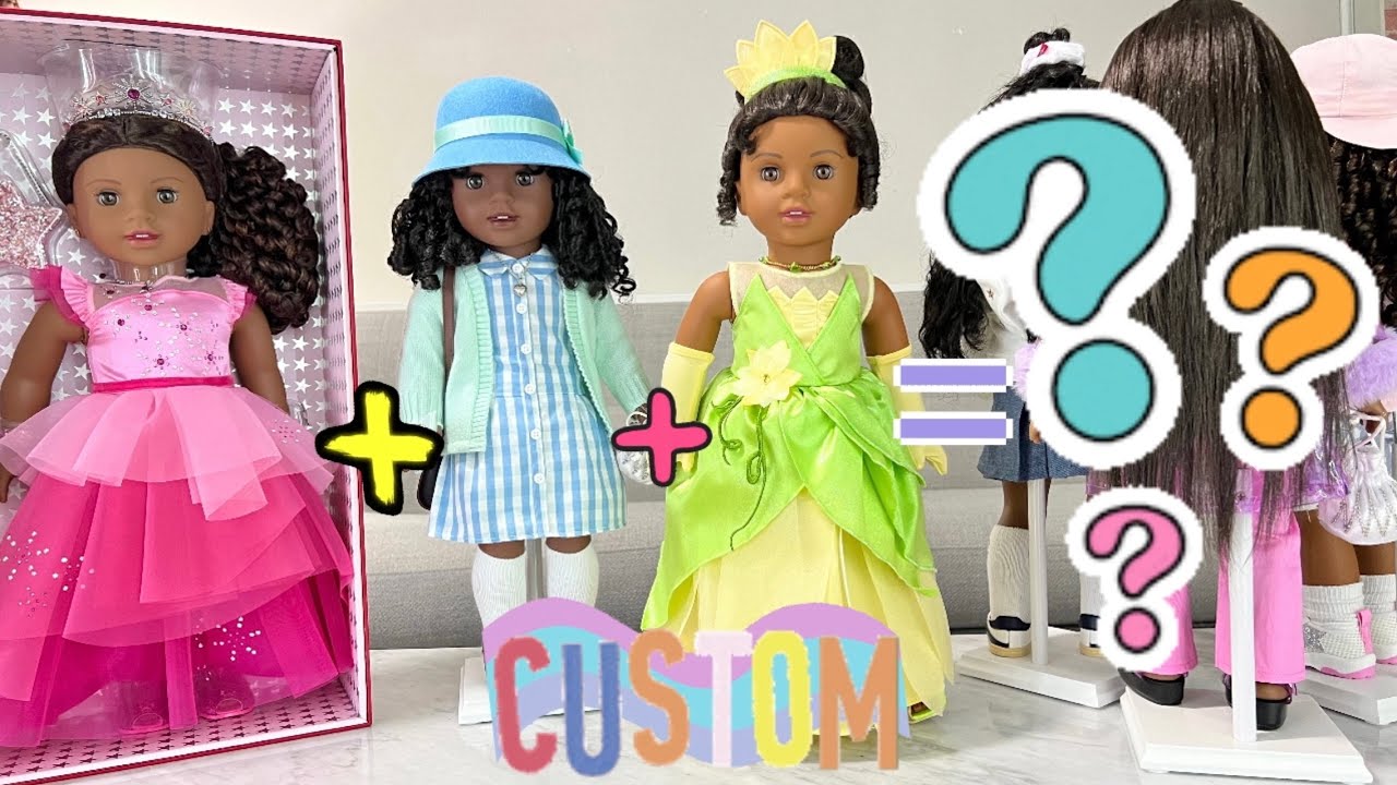 American Girl Customs: Pink Stardust + Claudie + Tiana