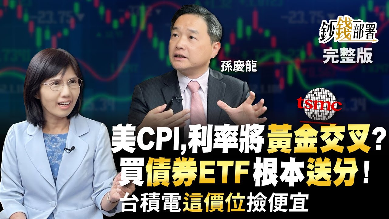 美CPI,利率將黃金交叉? 買債券ETF根本送分題 台積電