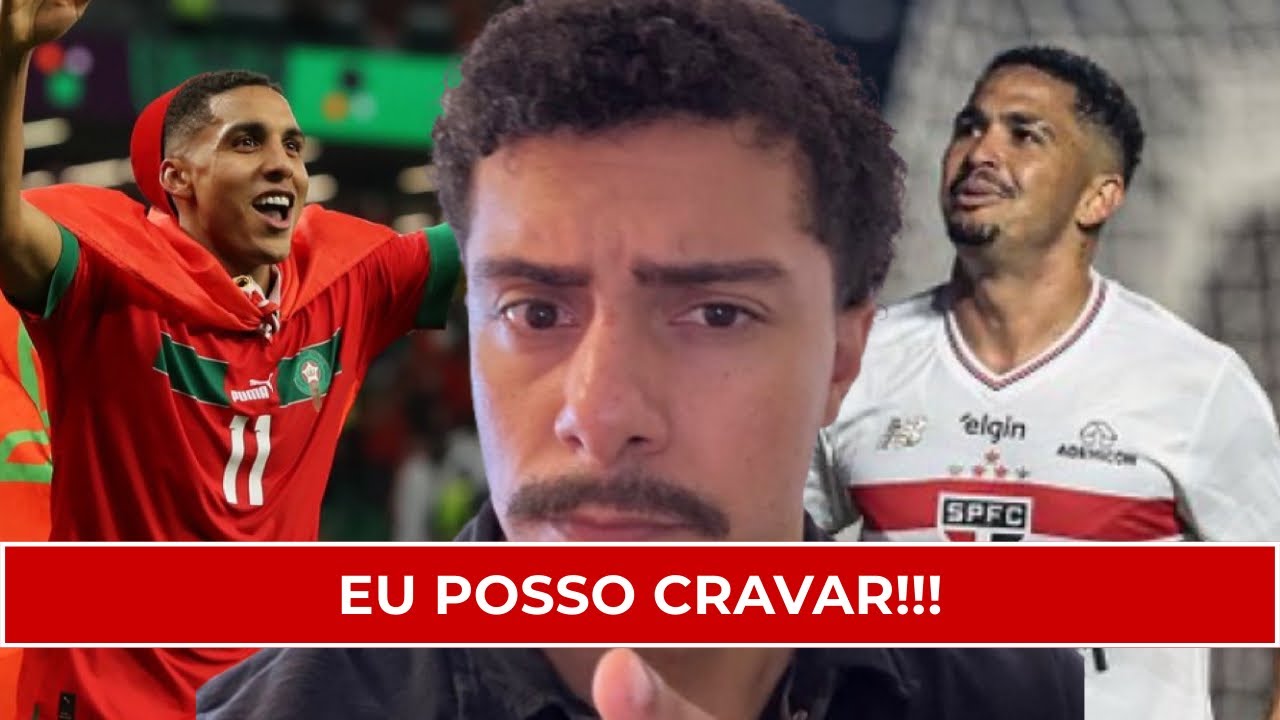 LUCIANO BATE O MARTELO SOBRE RENOVAR COM O SÃO PAULO! MARROQUINO CAMISA 10 PODE VIR? APUREI! 