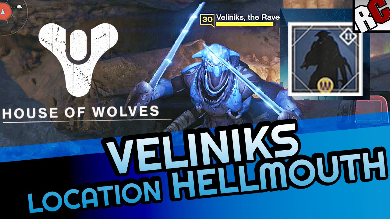 Destiny VELINIKS Bounty Location Guide -  Hellmouth location on the Moon