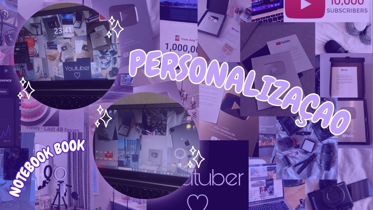 DICAS DE PERSONALIZAÇAO |  notebook BOOK