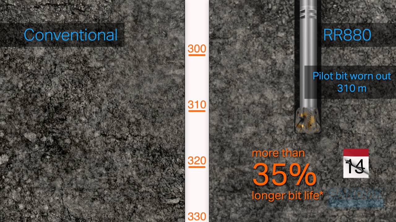 Sandvik RR880 - Raise boring pilot bit| Sandvik Mining and Rock Technology