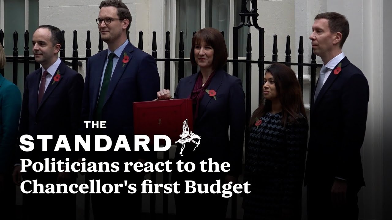 Politicians react to Chancellor Rachel Reeves' first Budget