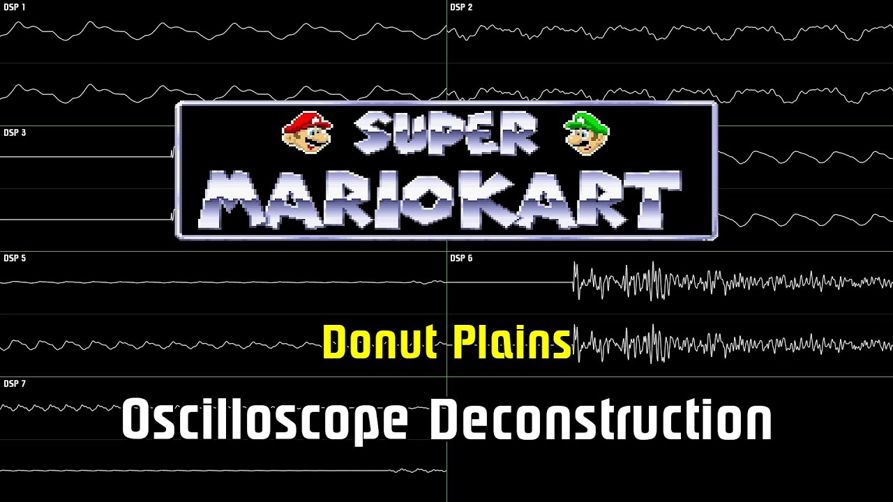 Super Mario Kart - Donut Plains [Oscilloscope Deconstruction]
