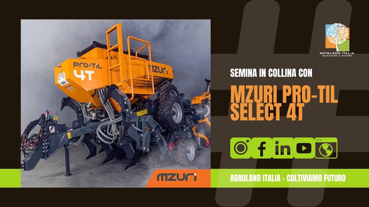 SEMINA IN COLLINA con @mzuriworld Pro-Til Select 4T @agrolanditalia