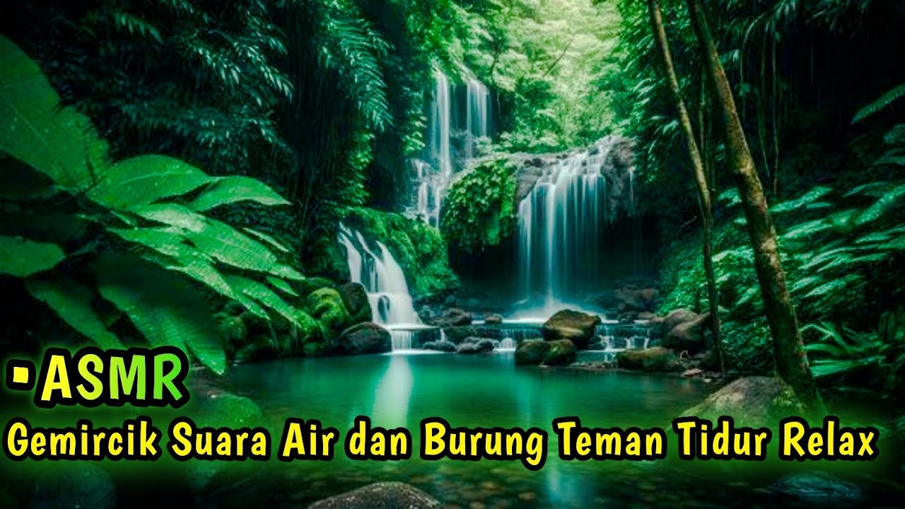 #asmr Suara Gemircik Air Dan Burung Teman Santai Relax