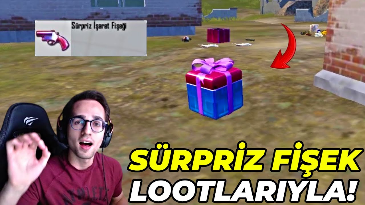 S&Uuml;RPRİZ İŞARET FİŞEĞİ LOOTLARIYLA WIN ALMAK ? PUBG MOBILE
