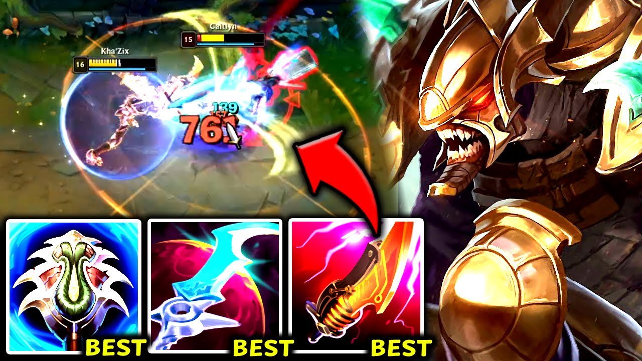 KHAZIX TOP MOST BROKEN (Q) DMG I'VE EVER DONE (1V3 WITH EASE) - S14 Khazix TOP Gameplay Guide