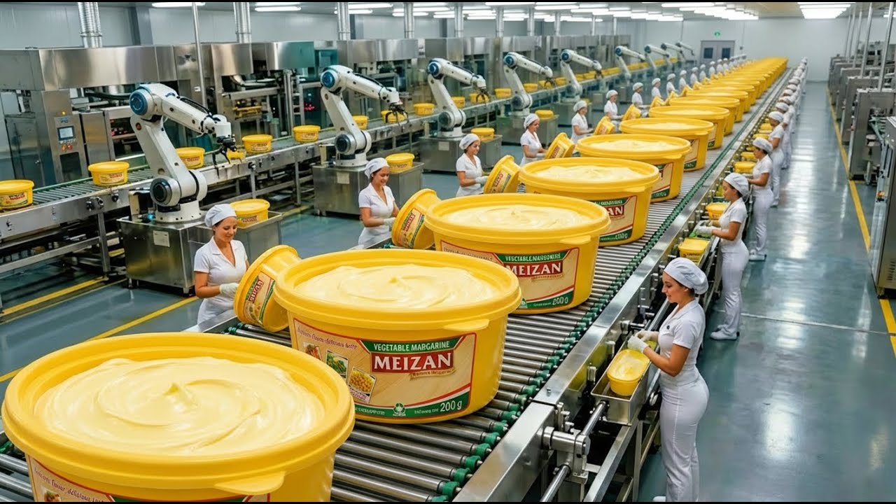 Inside a Modern Butter Processing Factory – From Raw to Finished (Full Process)