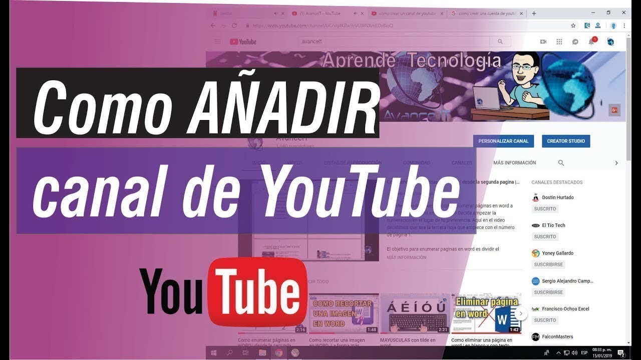 Como crear tu segundo canal de YouTube | con el mismo correo.
