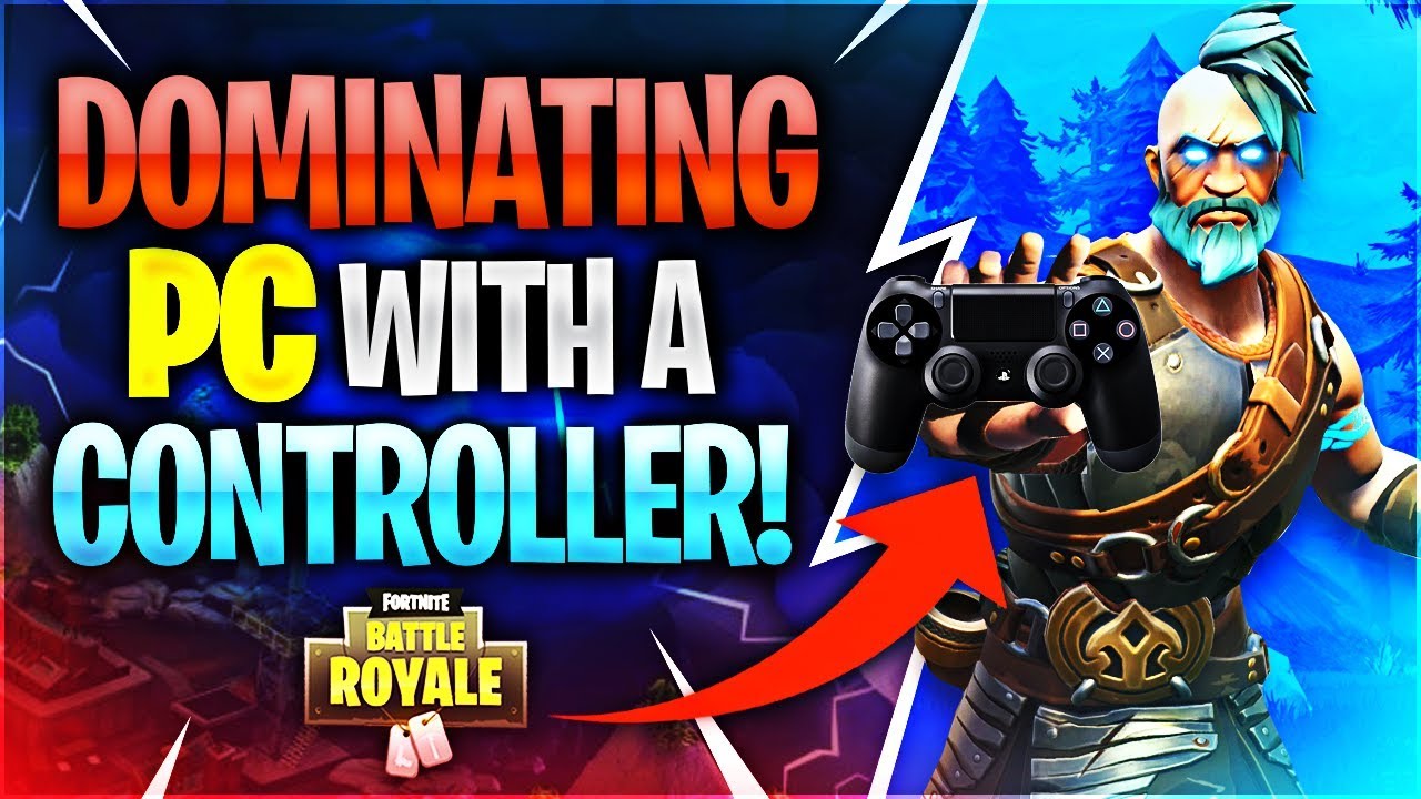 DOMINATING PC WITH A CONTROLLER (Fortnite Battle Royale)