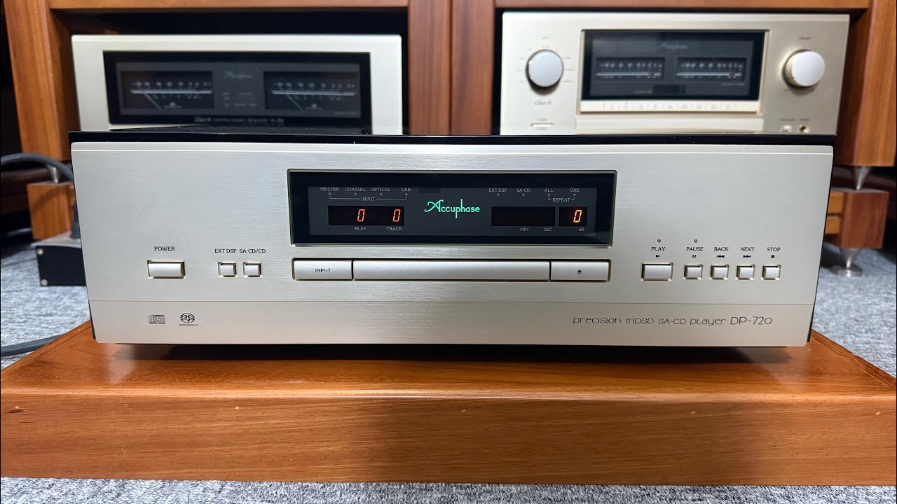 Đầu 💿📀CD Accuphase DP720 xuất sắc tuyệt đẹp✅