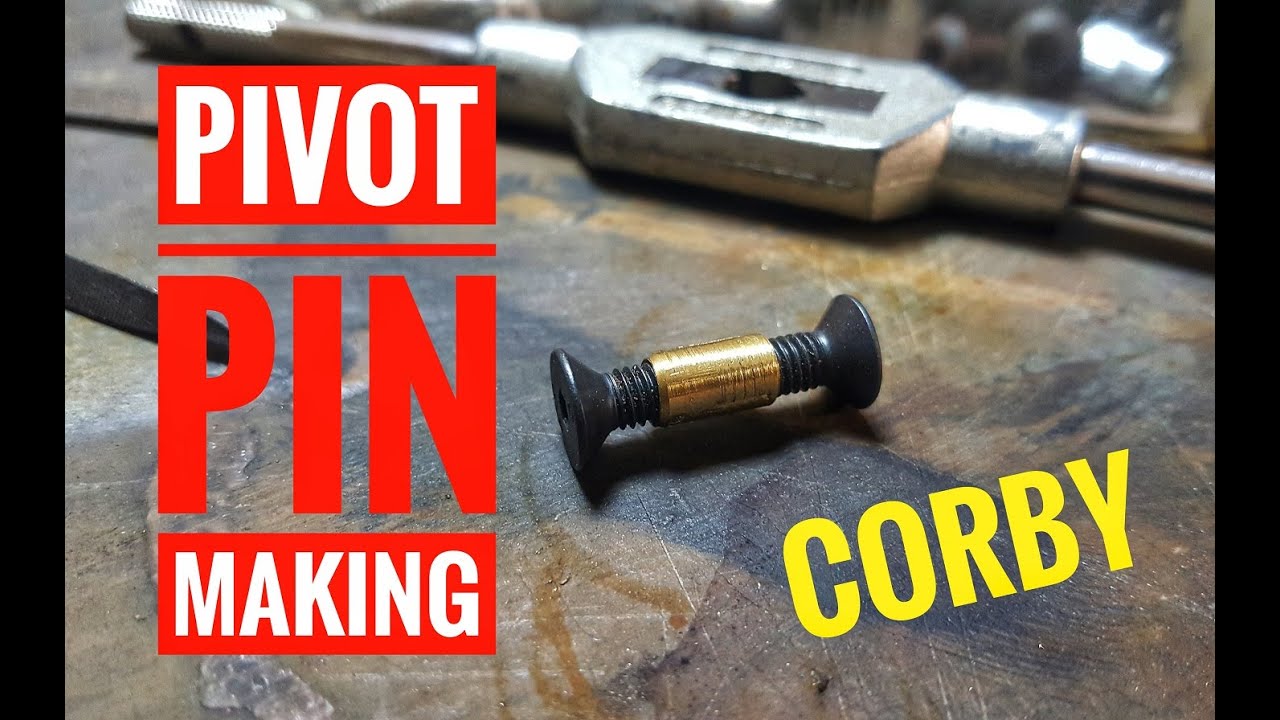 Knife making - Pivot (corby) pin yapımı | Pivot pin making