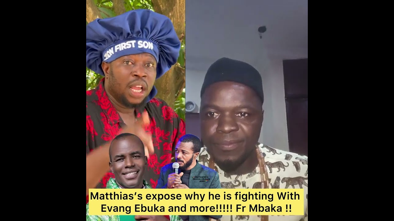 Matthias's expose why he is fighting With Evang Ebuka and more!!!!! Fr Mbaka!!