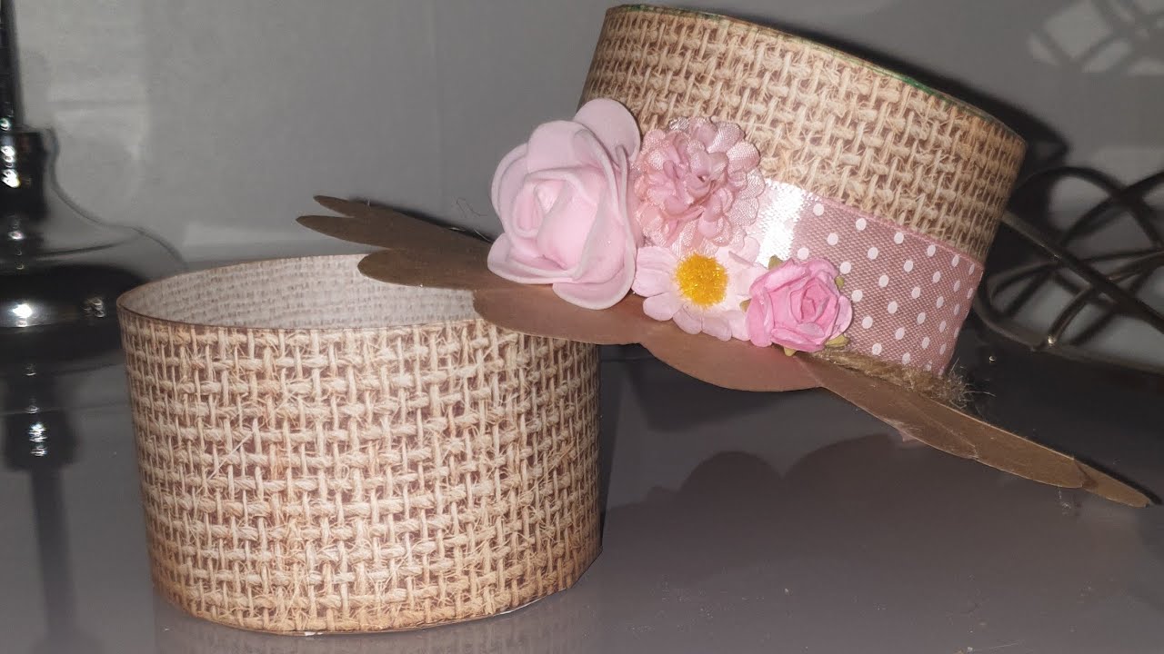 # TUTO# BOÎTE Cadeau Chapeau (Fête des Mères)