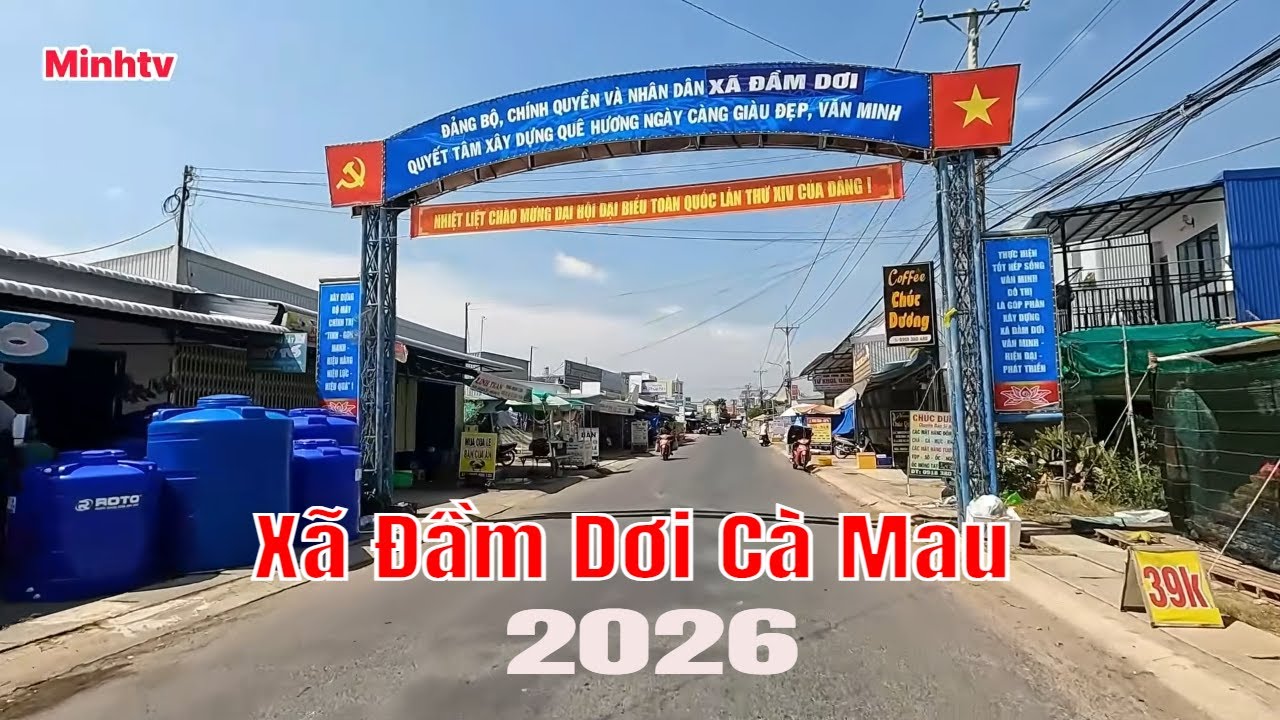 Khám Phá Xã Tân Dân Nay Là Xã Đầm Dơi Cà Mau  Từ Cầu Tân Dân Qua Vùng Nông Thôn Đến Chợ Đầm Dơi .