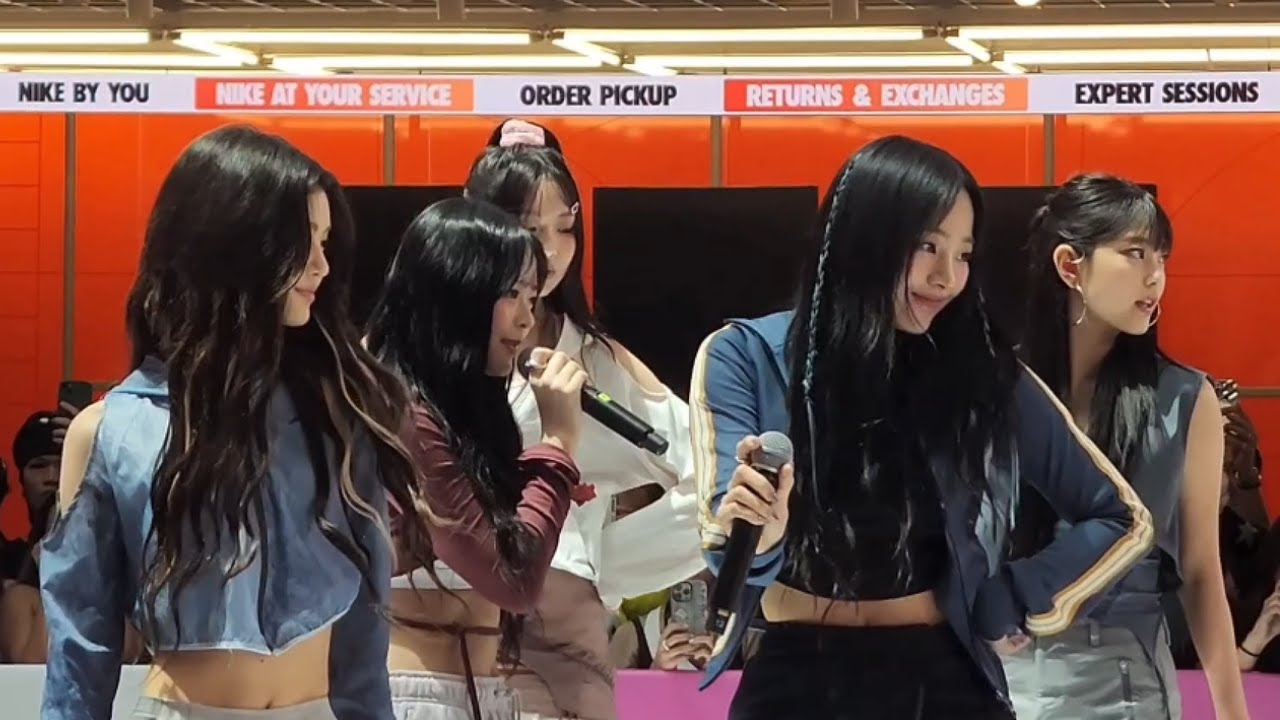 240203 NEWJEANS 뉴진스 - Ditto @ Nike Orchard SINGAPORE 나이키 싱가포르 직캠