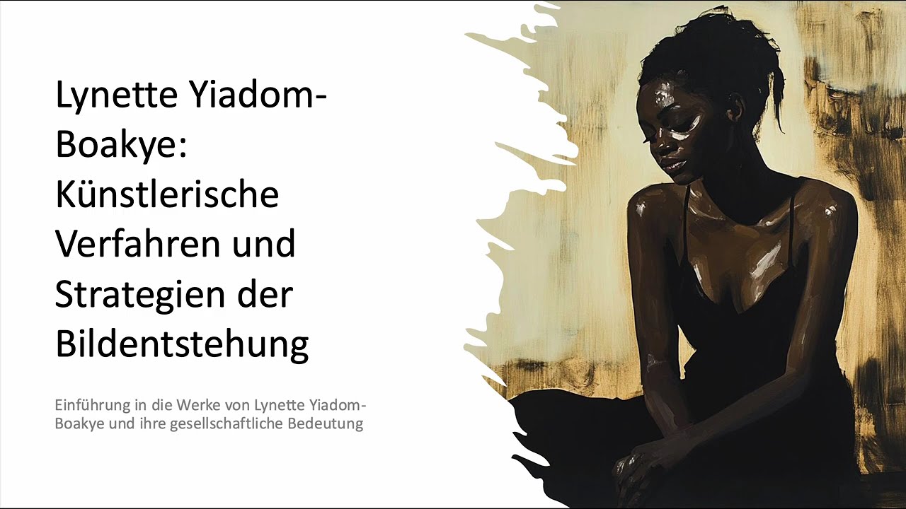 Lynette Yiadom-Boakye: KünstlerischeVerfahren und Strategien der Bildentstehung
