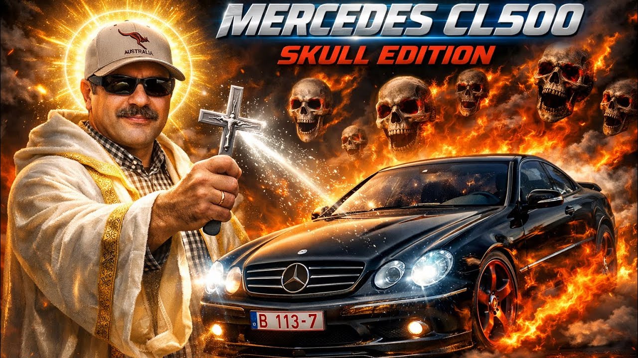 💀ĒRIKS KUSTINA MERCEDES CL500 SKULL EDITION💀