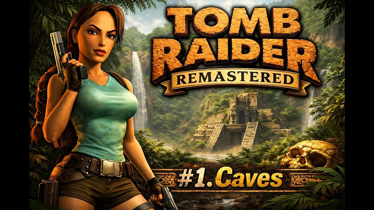 Tomb Raider I Remastered – Powrót do Klasyki | Gameplay PL  #1 Caves