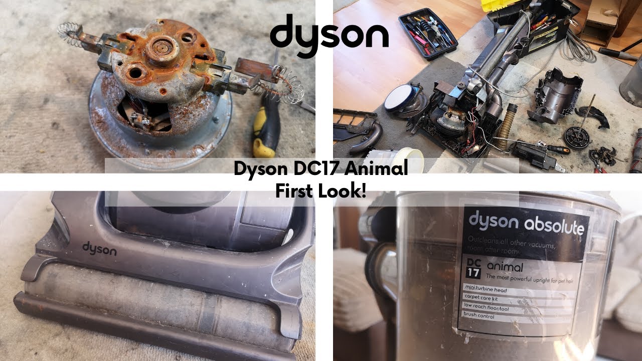 My USA 110v Dyson DC17 Animal - First Look and major motor repair!