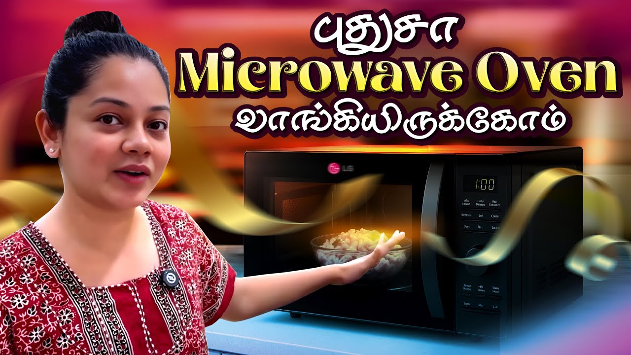 Unboxing Our New Microwave Oven 🍽 | First Time Trial in Kitchen | Anitha Sampath Vlogs
