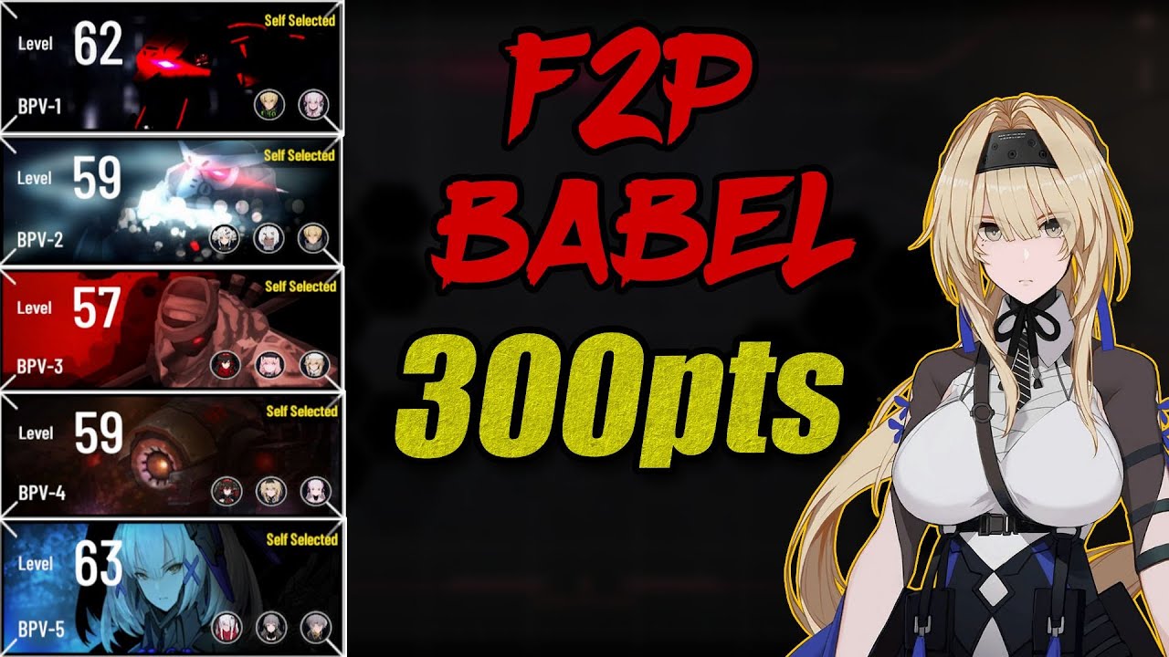 300 Score F2P Babel Tower | Eternal Engine | Punishing: Gray Raven Global