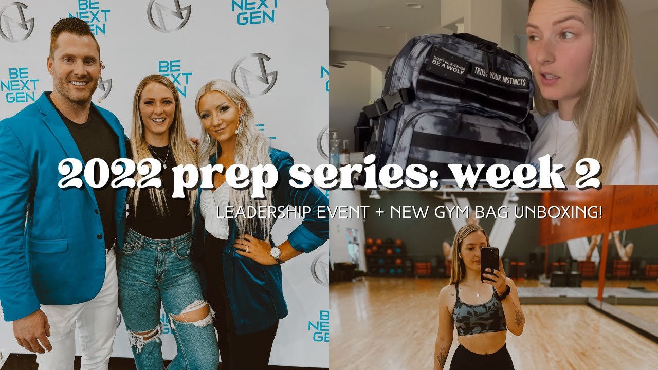 I GOT A NEW GYM BAG! AND TRAVELING ON PREP!