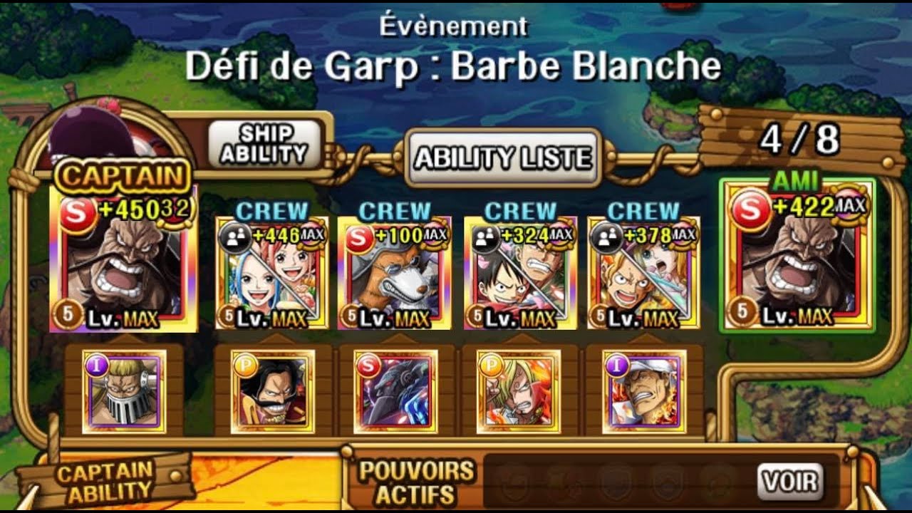 Garp challenge - Whitebeard STR! Team Kaido STR(BMK)! (One Piece Treasure Cruise)