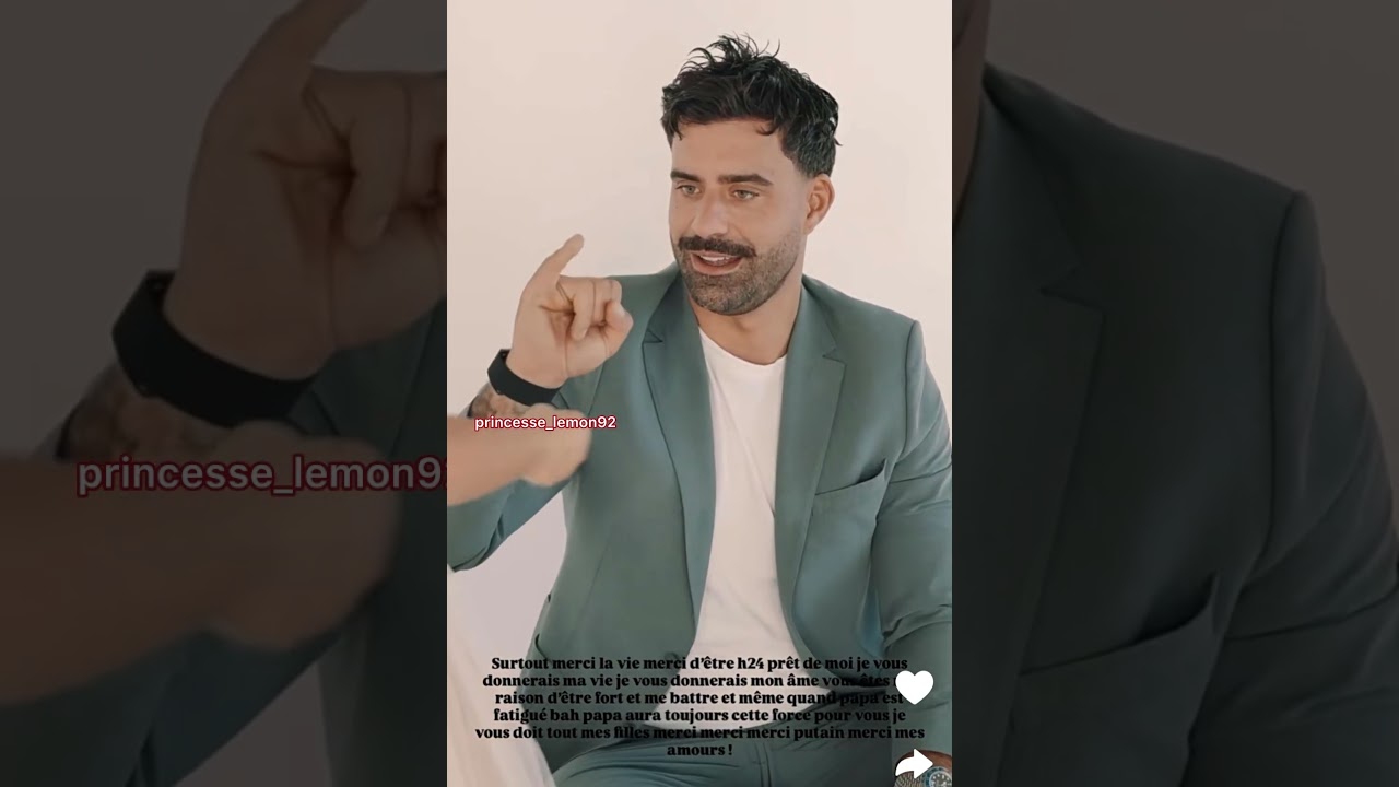 Vincent Queijo fait des photos avec ses filles pour leur dernier jour avec elles