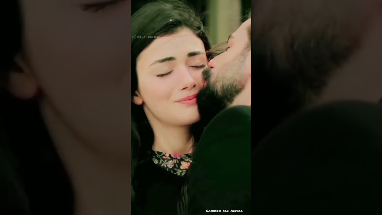 emir kisses rehan before she goes to study #yemin #thepromise