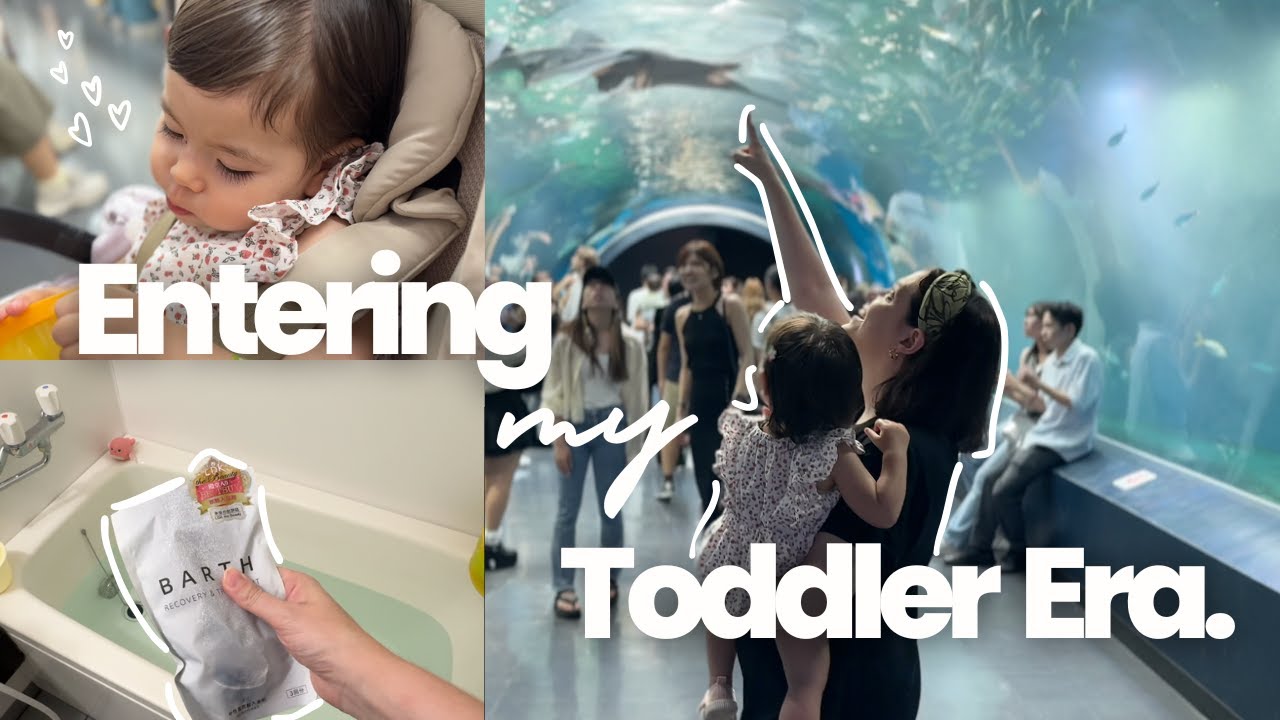 Entering my TODDLER ERA | Family Days Living in TOKYO, Aquarium Visits 🐠, & Messy MORNING ROUTINES