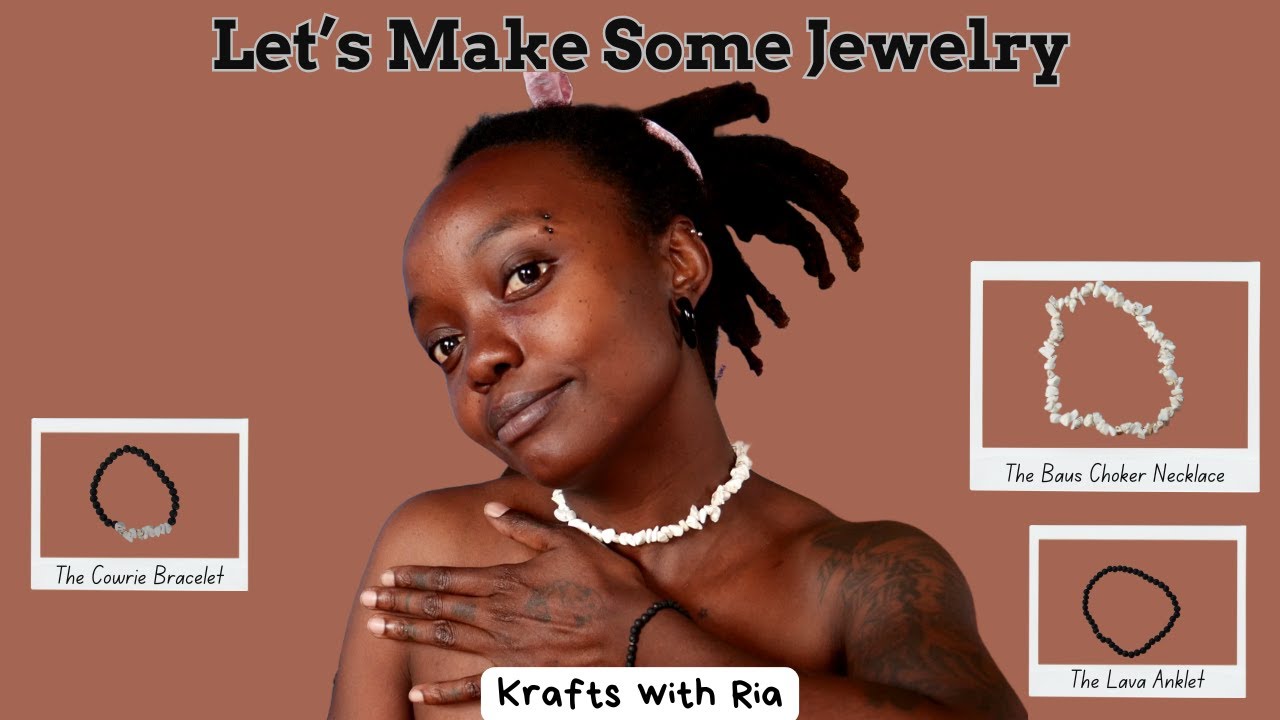 How to Make Classy Jewellery without a Clasp- Elastic  DIY Jewellery Tutorial