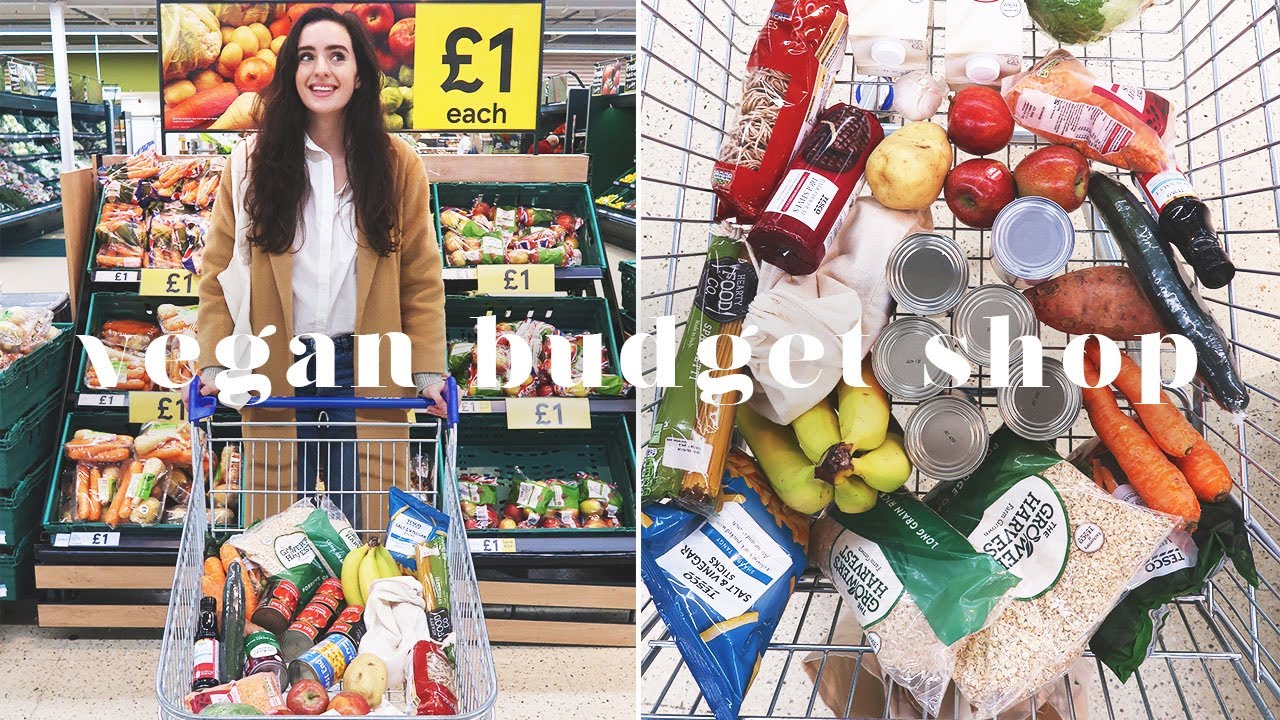 £15 VEGAN WEEKLY BUDGET GROCERY SHOP AT TESCO 💰