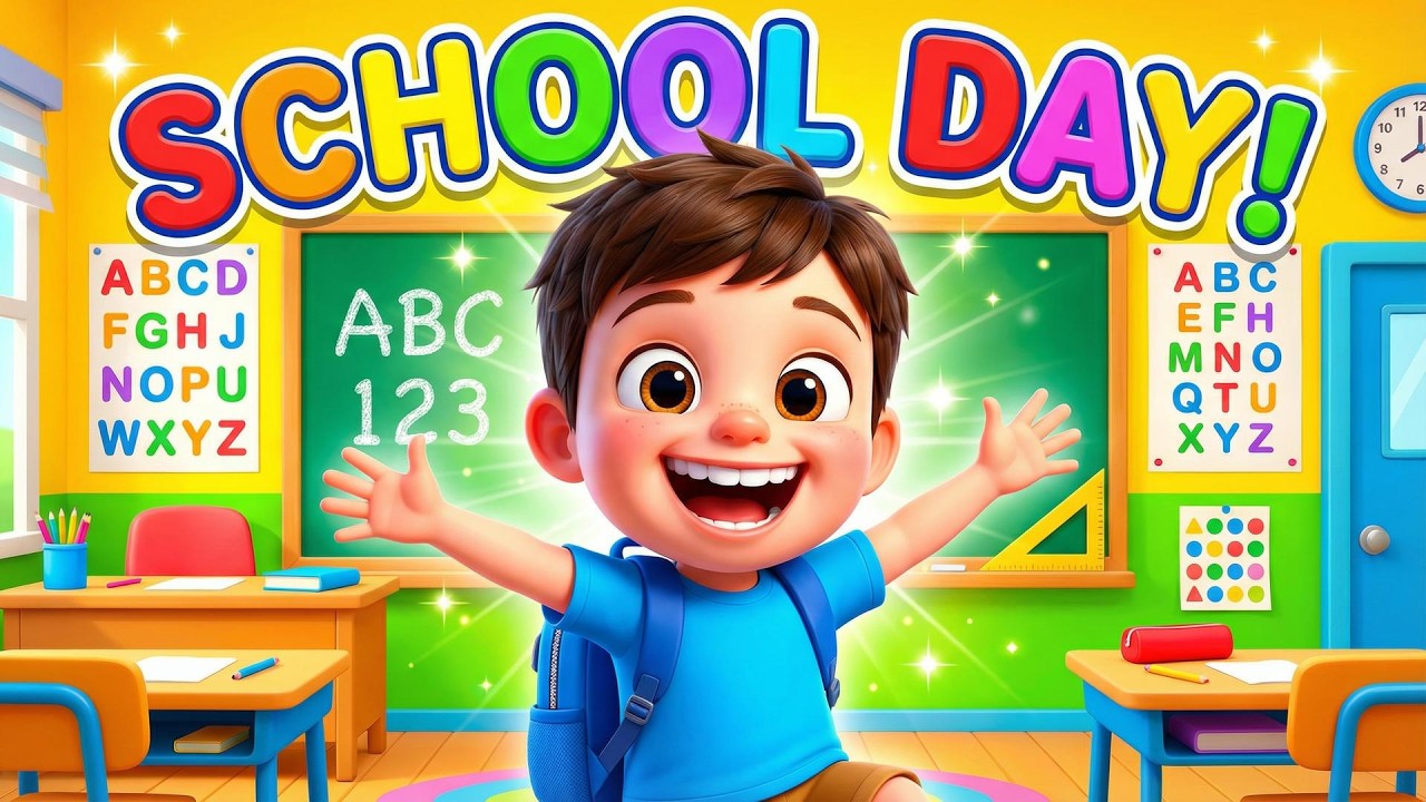 Happy School Day Dance Song | Learning Fun for Toddlers | nursery rhymes