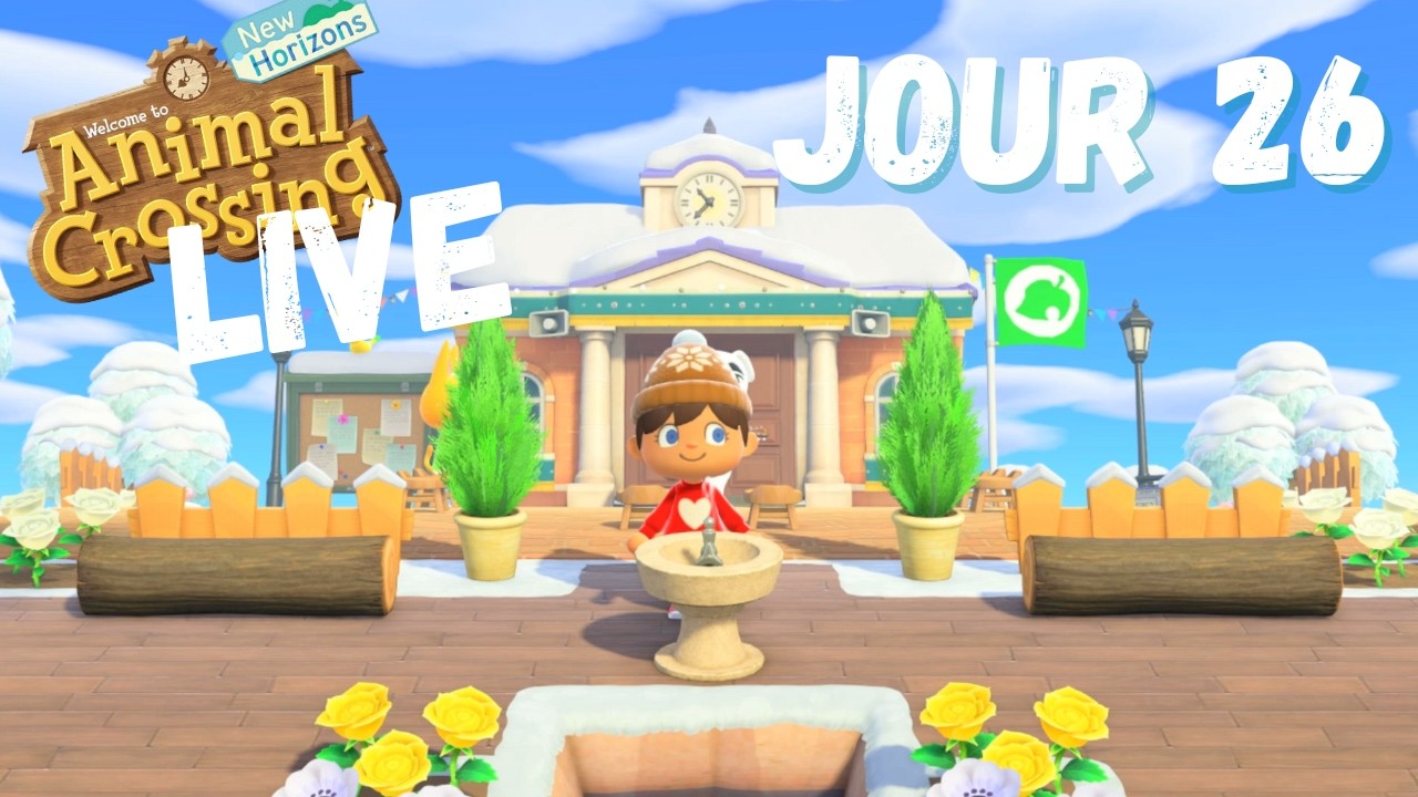 JOUR 26 SUR MON ÎLE PISTACHE LET'S PLAY - NORMCORE ANIMAL CROSSING NEW HORIZONS 🤗 🌸 CHILL  LIVE