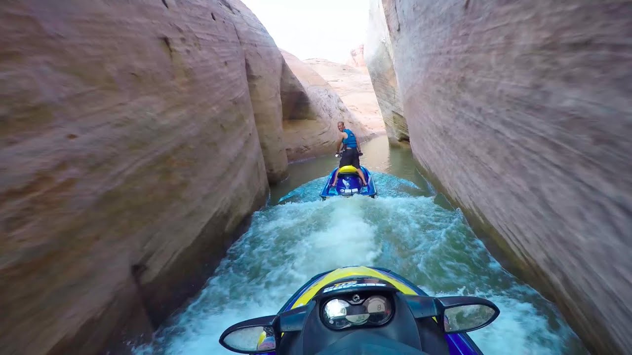 Behind the Scenes Sea-Doo Ride through Labyrinth Canyon On Lake Powell #SeaDoo #GoPro
