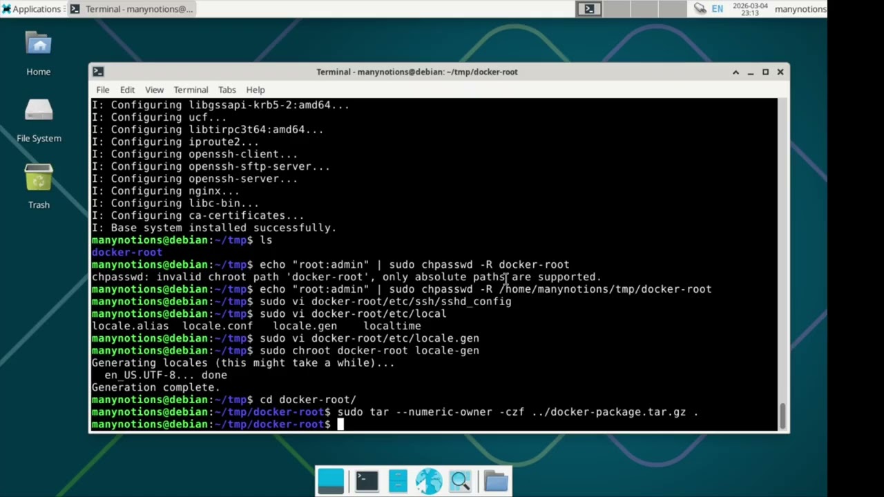 docker from scratch