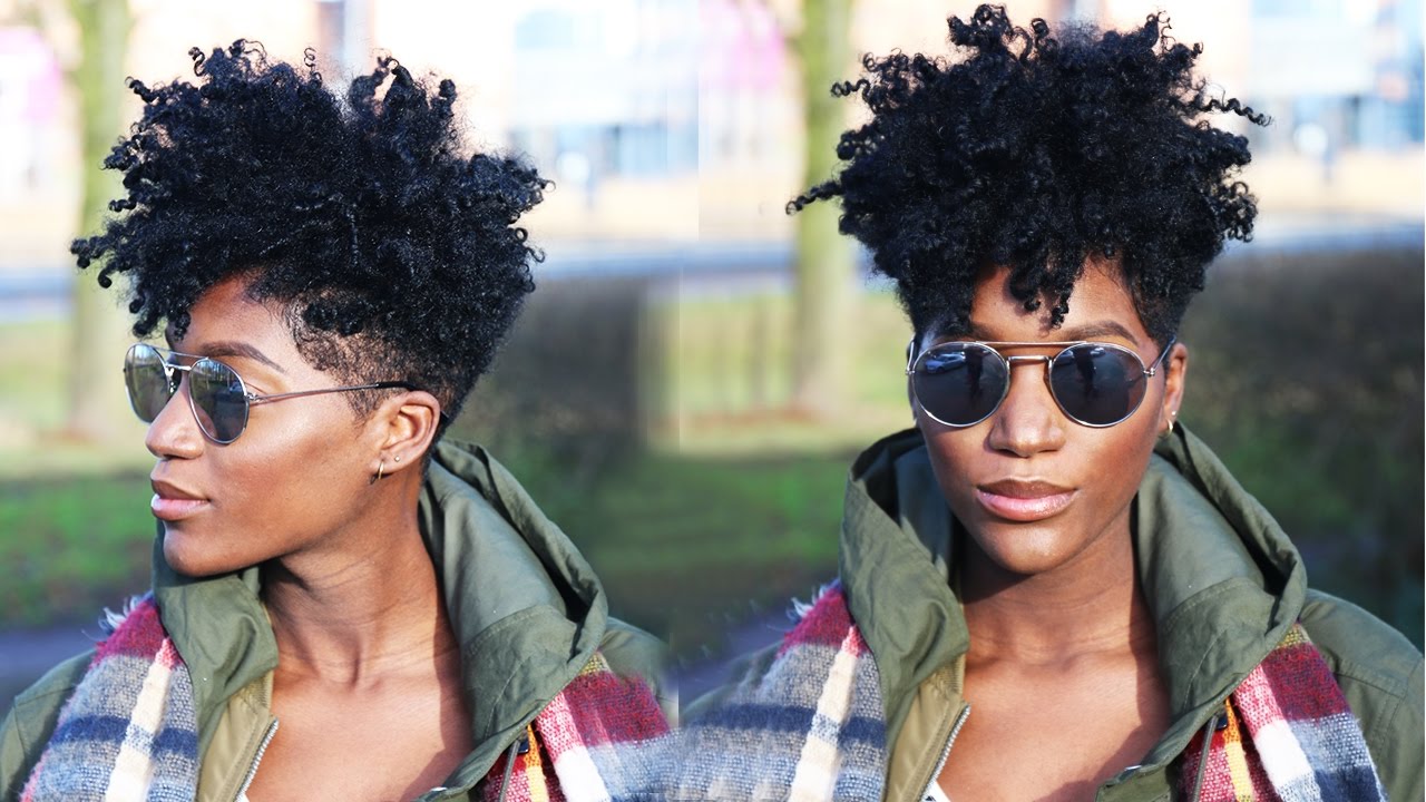 Natural Hair: DIY REFRESHING TAPERED CUT ( after 2 weeks)