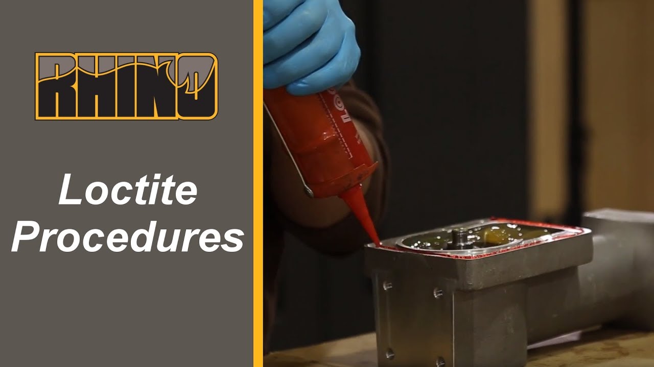 Rhino Pro-Series Post Driver – Loctite Threadlocker Application Guide