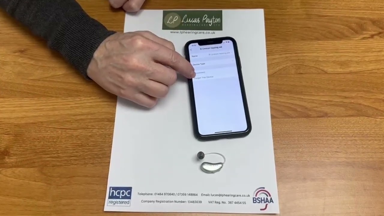 Connecting Your Hearing Aids To Your Phone Via Bluetooth