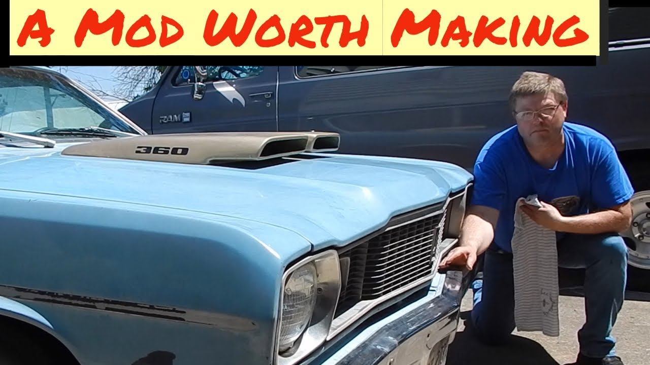 Mopar Plymouth Duster Bumper Mod worth doing for virtually FREE !