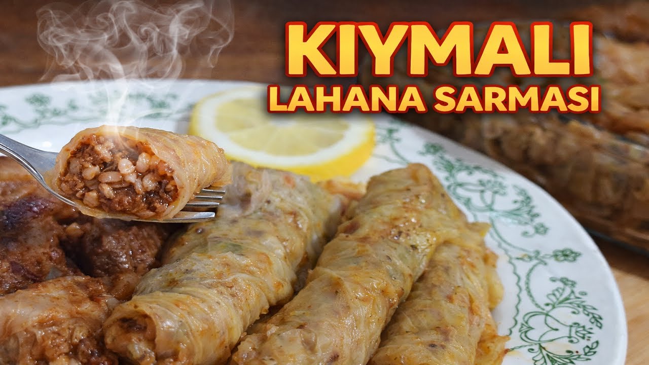 Balkan  Usulü Kıymalı Lahana Sarması | Bol Kıymalı, Tam Kıvamında ✅