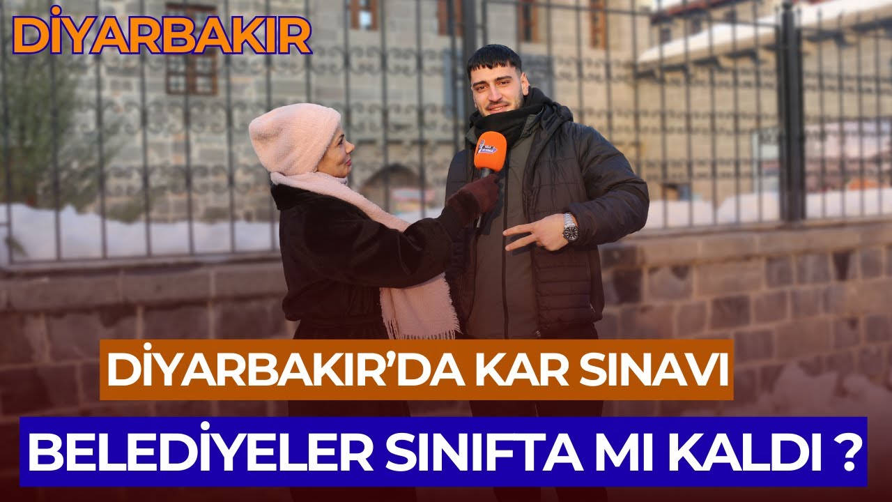 DİYARBAKIRDA KAR SINAVI - Belediyeler Sınıfta mı Kaldı?
