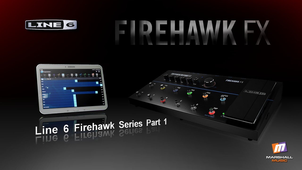 Line 6 Firehawk FX Demonstration Part 1 - Peter Hanmer