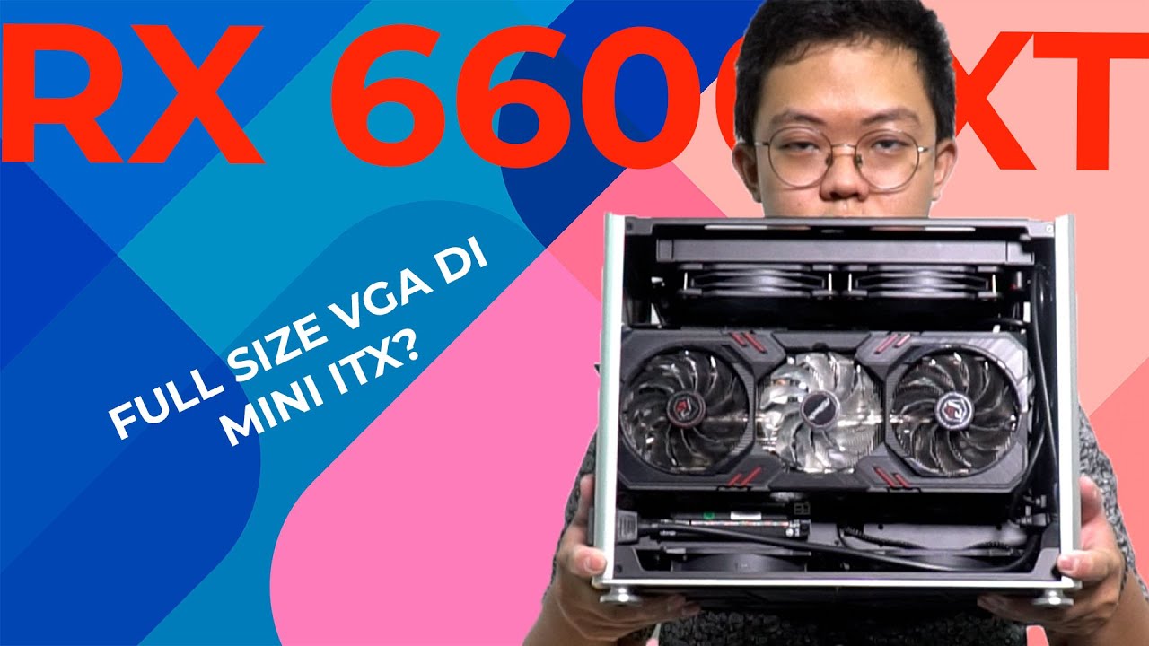 RAKIT PC MINI ITX NO MENDANG MENDING || AMD RX 6600 XT ASROCK