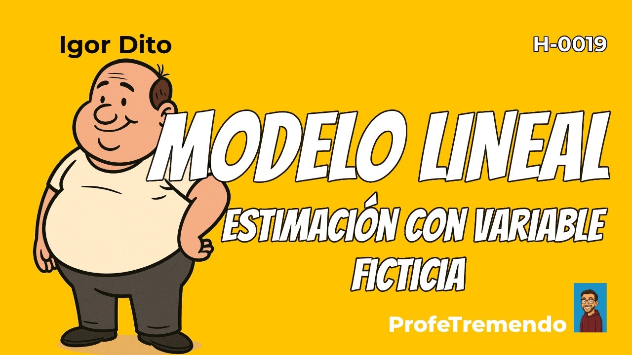 Estimación Modelo Lineal con 2 Variables (1 Ficticia) – Ejercicio Resuelto (Econometría)