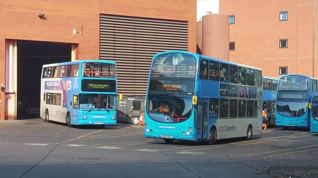 Buses arriving back at the depot (17/07/21)
