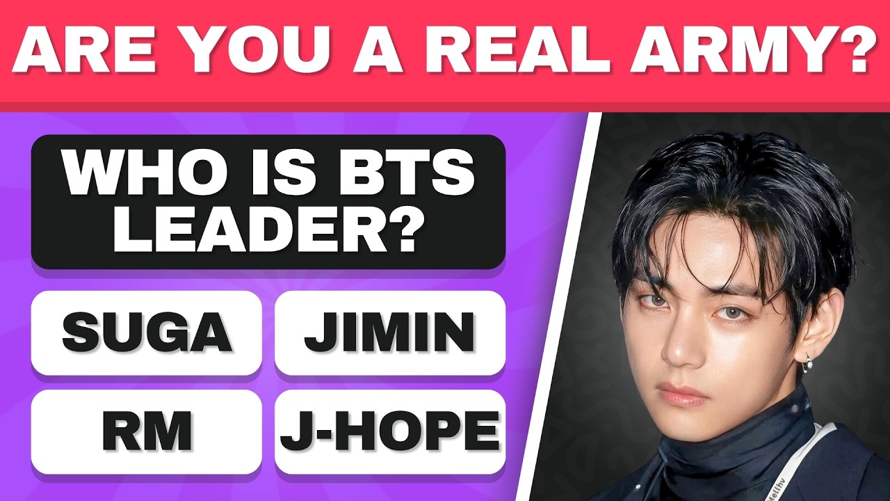 ВИКТОРИНА BTS: НАСТОЯЩАЯ ЛИ ТЫ АРМИ? 🪖 | KPOP ИГРА 2024